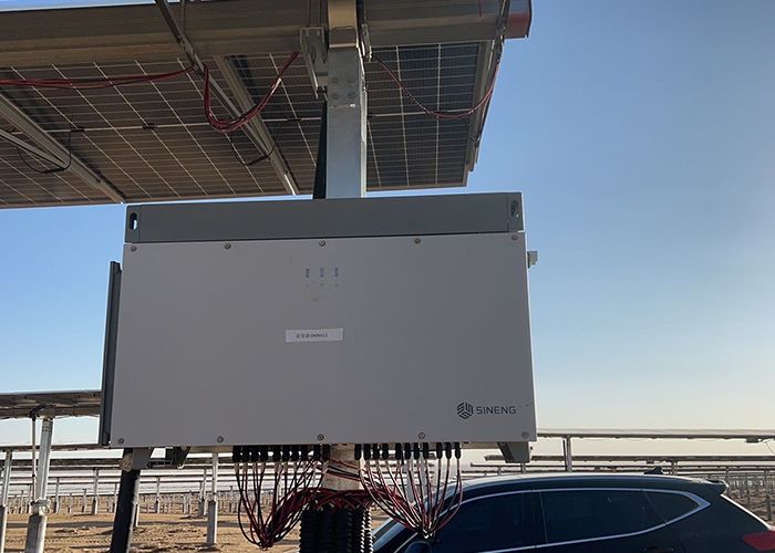 與寧夏棗泉電廠合作項目-光伏安裝